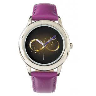 Golden Infinity Symbol Watch