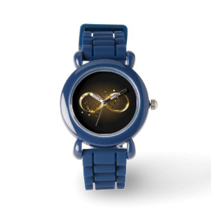 Golden Infinity Symbol Watch