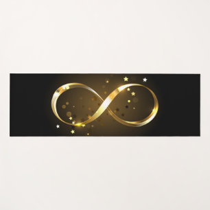 Golden Infinity Symbol Yoga Mat