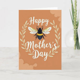 Golden Insect Mothers Day Card