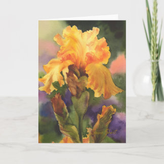 Golden Iris Card