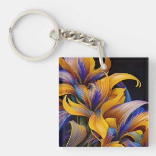 Golden Iris Hosta X AI ART