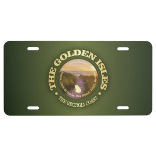 Golden Isles (C) License Plate