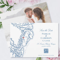 Golden Isles St Simons Georgia Carte Enregistrer l