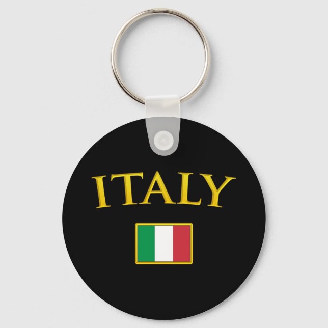 Golden Italy Keychain (Front)