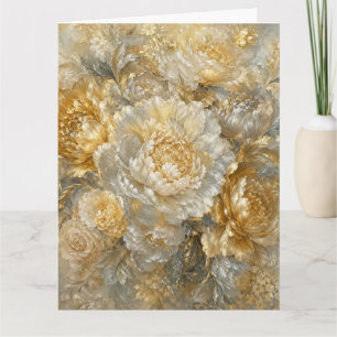 Golden Ivory Garden Card