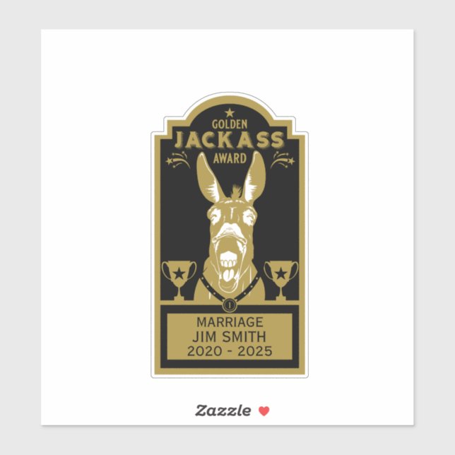 Golden Jackass Award (Sheet)