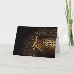 Golden Jaguar Pattern           Card