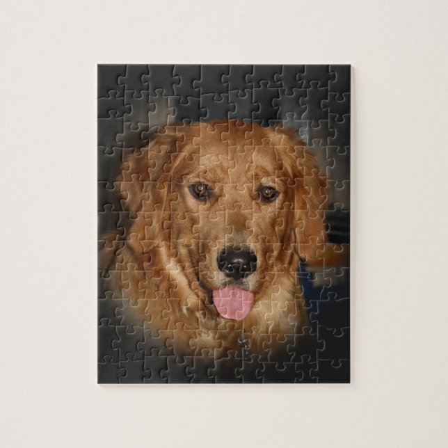 Golden Jigsaw Puzzle (Vertical)