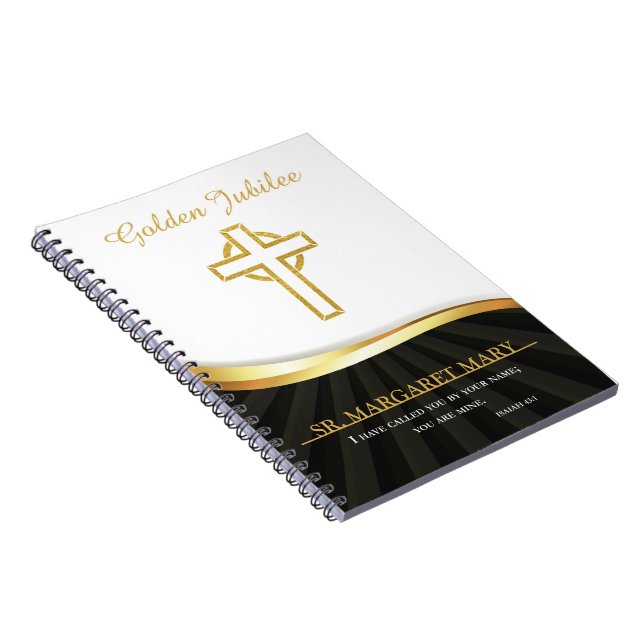 Golden Jubilee Religious Life, 50 Yr Anniversary Notebook (Right Side)