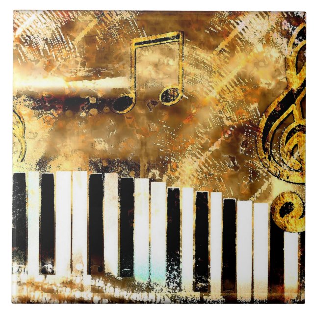 Golden Keyboard, musical theme, Tile (Front)