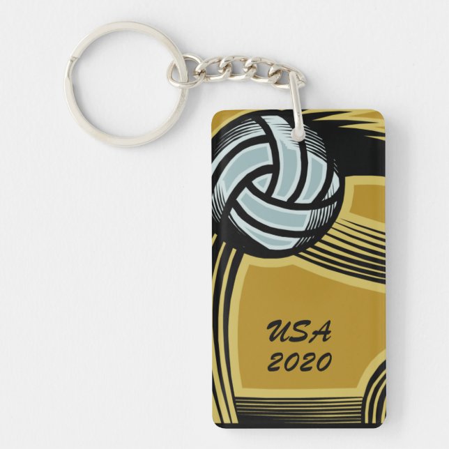 Golden - keychain (Front)