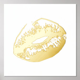 Golden Kiss Foil Prints