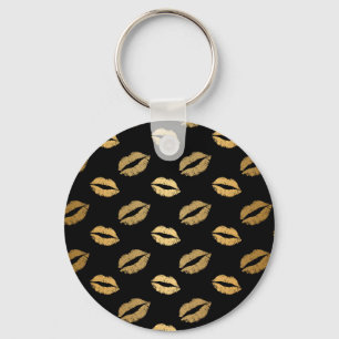 Golden kisses keychain