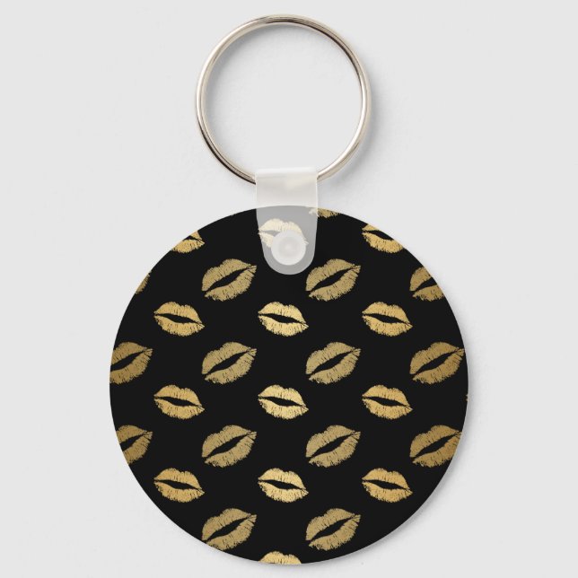 Golden kisses keychain (Front)