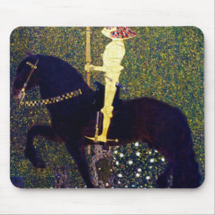 Golden Knight, Gustav Klimt Mouse Pad