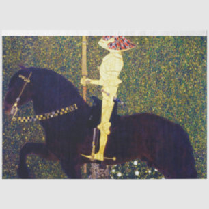 Golden Knight, Gustav Klimt Tissue Paper