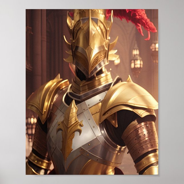 Golden Knight Poster (Front)
