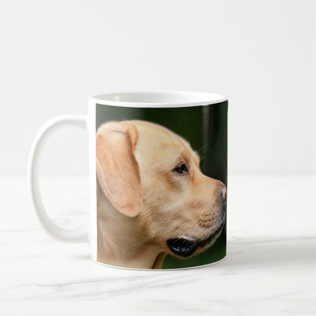 Golden Lab Dog Puppy Mug Coffee Mug Cup (Left)
