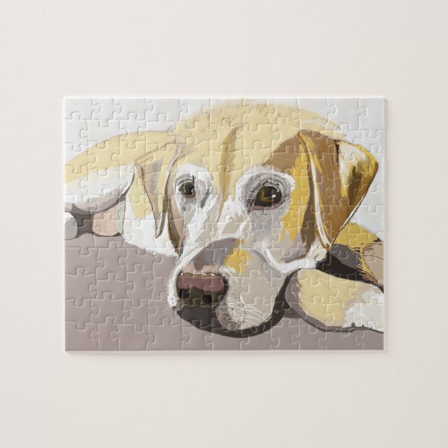 Golden Labrador Jigsaw Puzzle (Horizontal)