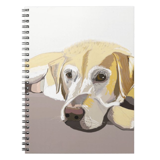 Golden Labrador Notebook (Front)