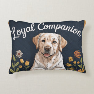 Golden Labrador Retriever Quilt Design – Playful Accent Pillow