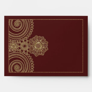 Golden Lace (Personalized Envelope) Envelopes