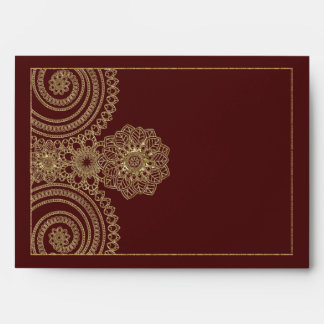 Golden Lace (Personalized Envelope) Envelopes
