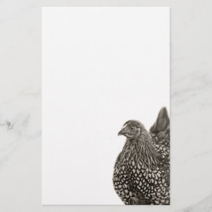 Golden Laced Wyandotte Chicken Stationery
