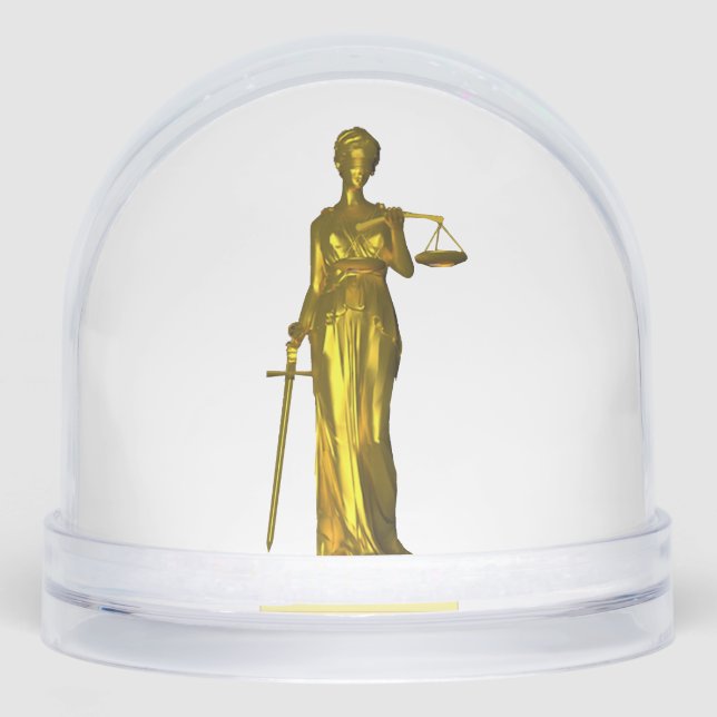 Golden Lady Justice on White (Avant)