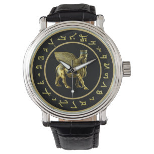 Golden Lamassu & Alphabet Watch