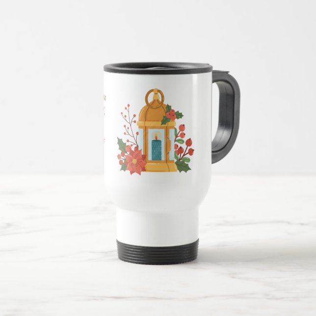 Golden Lantern Mug | Inspirational Quote Mug (Front Right)