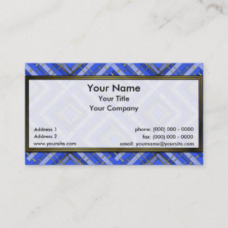 Golden Lattice 3-4-3 Sm Any Colour Business Card