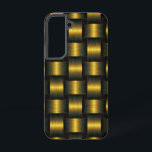 Golden Lattice Black Gold Samsung Galaxy Case<br><div class="desc">Golden Lattice</div>