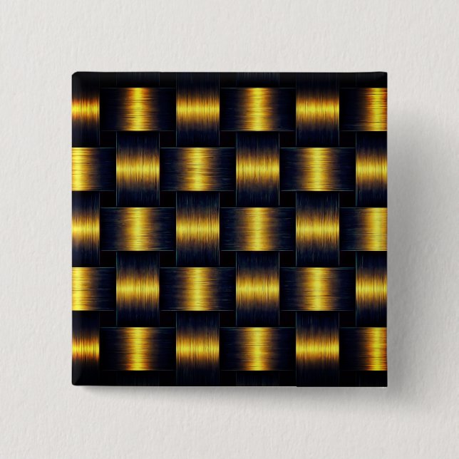 Golden Lattice Gold Button (Front)