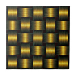Golden Lattice - Gold - Unique Tile