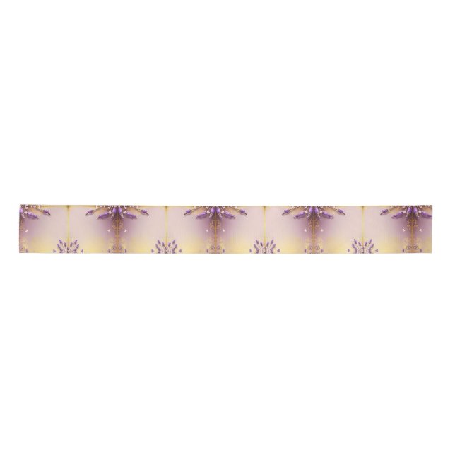 Golden Lavender Schmidt Stationery Satin Ribbon (Front)