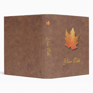 Golden Leaf Binder