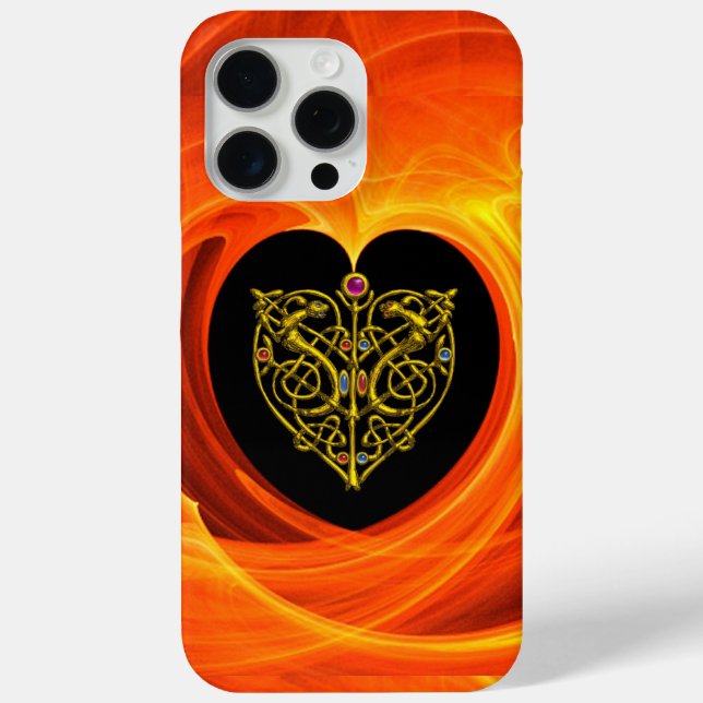 GOLDEN LEAF,  black orange yellow Case-Mate iPhone Case (Back)