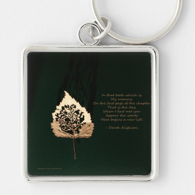 Golden Leaf Keychain (Front)