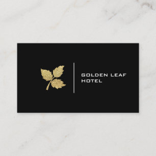 Golden Leaf   Luxury Business Card