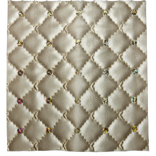 Golden Leather: Luxurious Background Texture