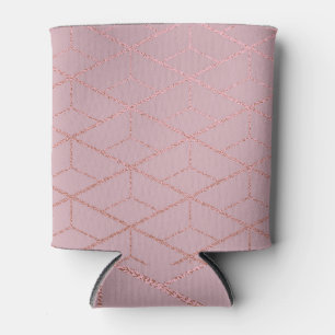 Golden Leather: Luxurious Background Texture Can Cooler