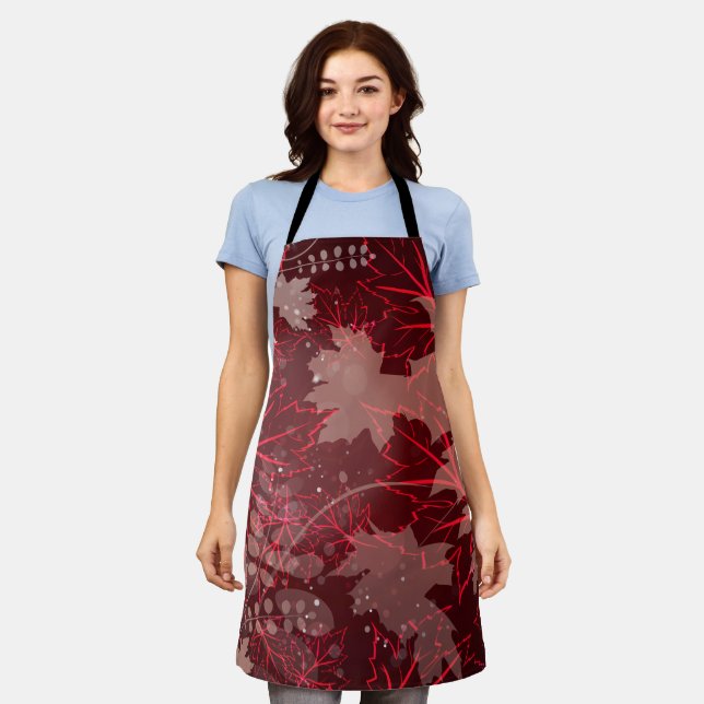 Golden Leaves 1 Apron (Worn)