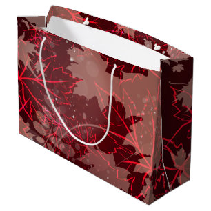 Golden Leaves 1 Large Gift Bag