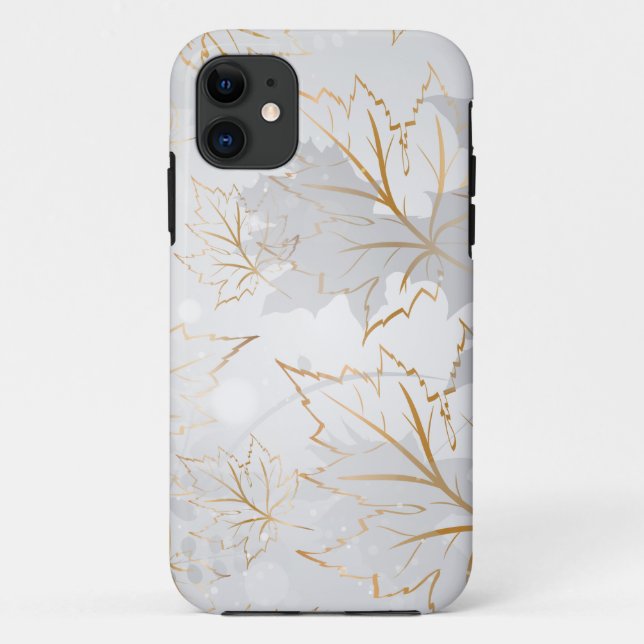 Golden Leaves 3 Case-Mate iPhone Case (Back)