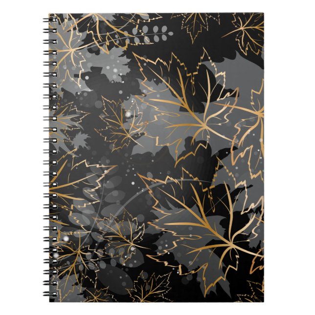 Golden Leaves 5 Notebook (Front)