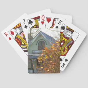 Golden Leaves and Gingerbread - Martha's Vineyard  Playing Cards