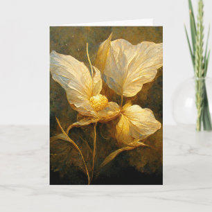 Golden Leaves in Sunshine Greeting Card