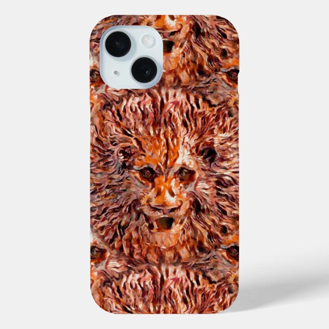 Golden Leo Pattern Case-Mate iPhone Case (Back)